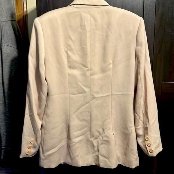 Beige/tan woman’s blazer jacket. Size small emblem brand - Picture 2 of 4